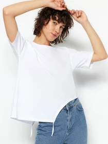 Футболки і поло Trendyol модель TWOSS23TS00244/Beyaz Фото