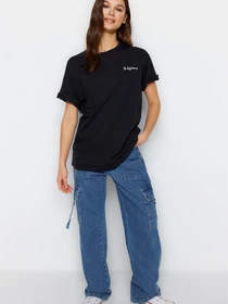 Футболки и поло Trendyol модель TWOSS23TS00324/Lacivert Фото