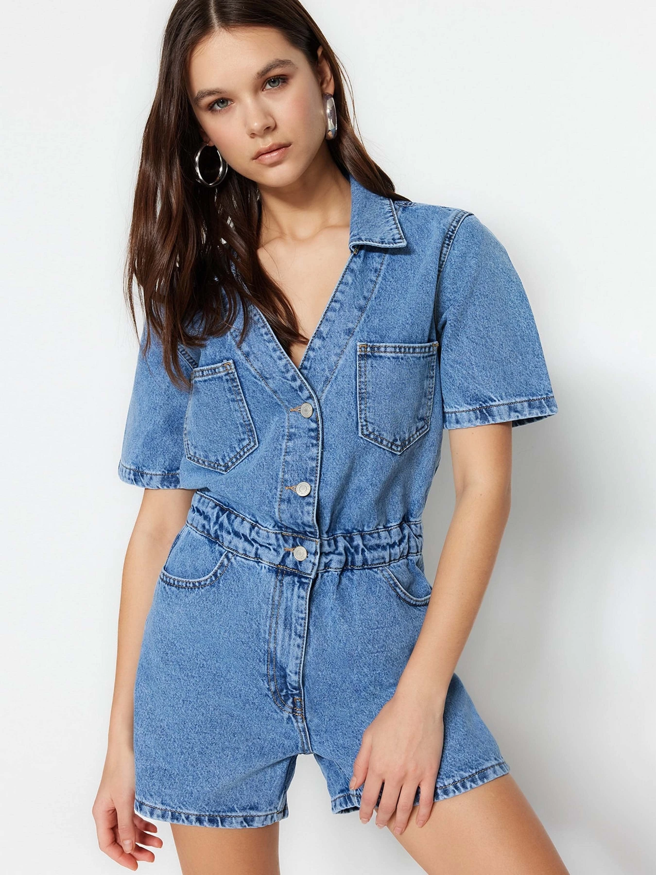 Комбінезони Trendyol модель TWOSS23TU00152/Mavi Фото