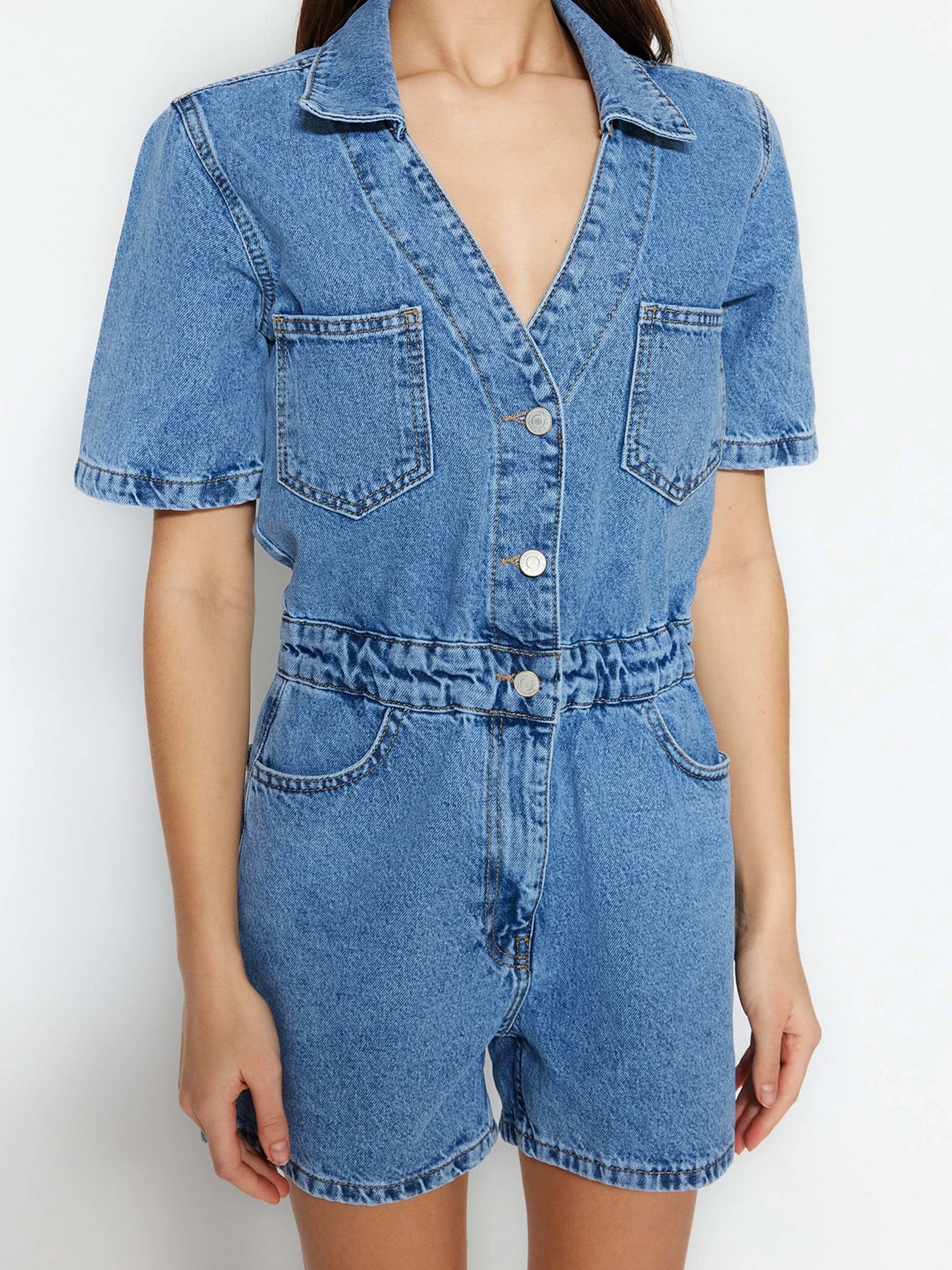 Комбінезони Trendyol модель TWOSS23TU00152/Mavi Фото