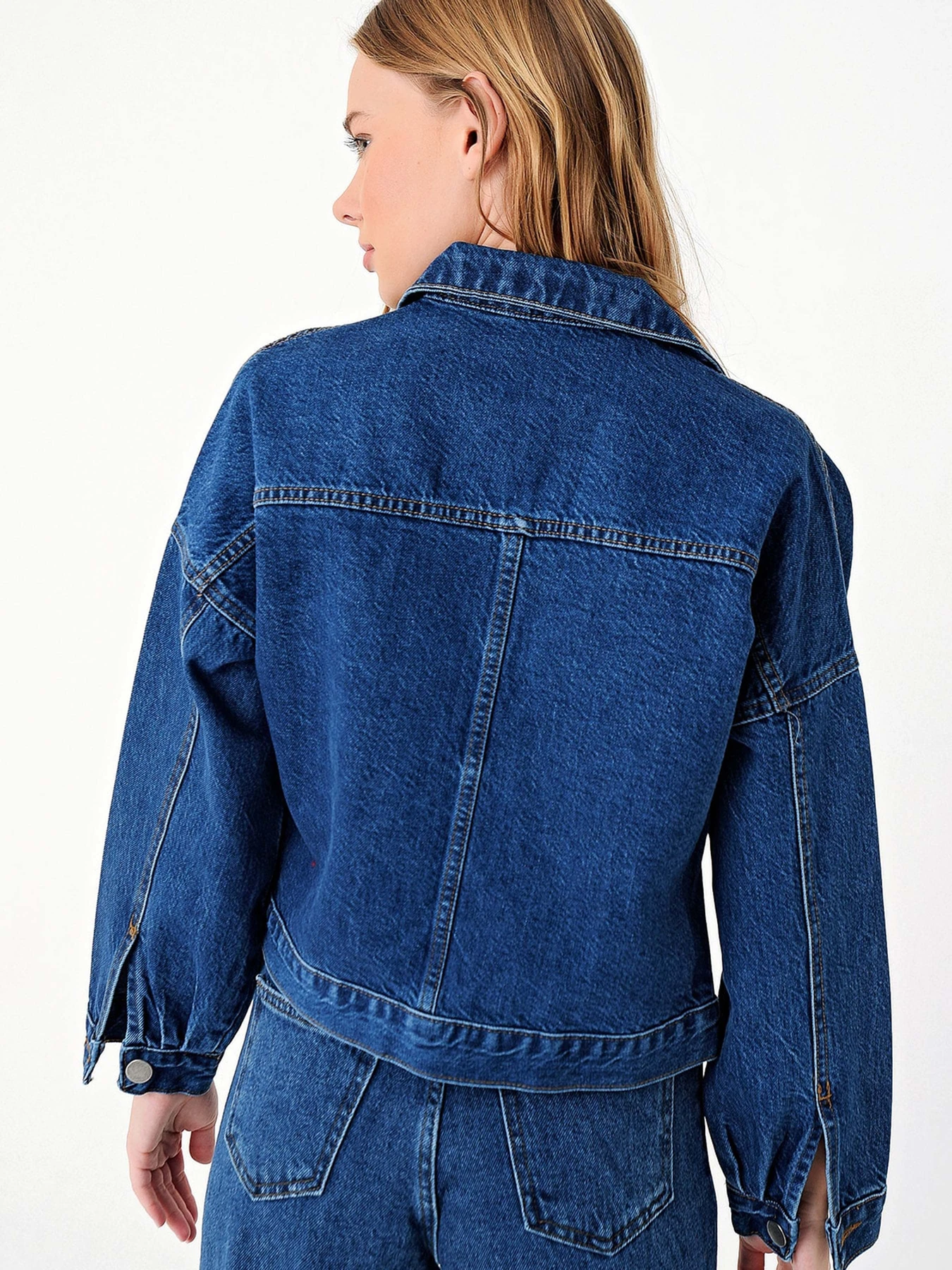Куртки и дубленки Trend Alacati Stili модель ALC-X3631-RVDARK BLUE Куртки и дубленки Trend Alacati Stili модель ALC-X3631-RVDARK BLUE Фото