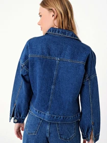 Куртки и дубленки Trend Alacati Stili модель ALC-X3631-RVDARK BLUE Фото