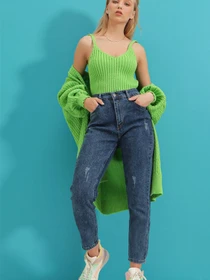 Джинсы Trend Alacati Stili модель ALC-X9293KOYU MAVİ Фото
