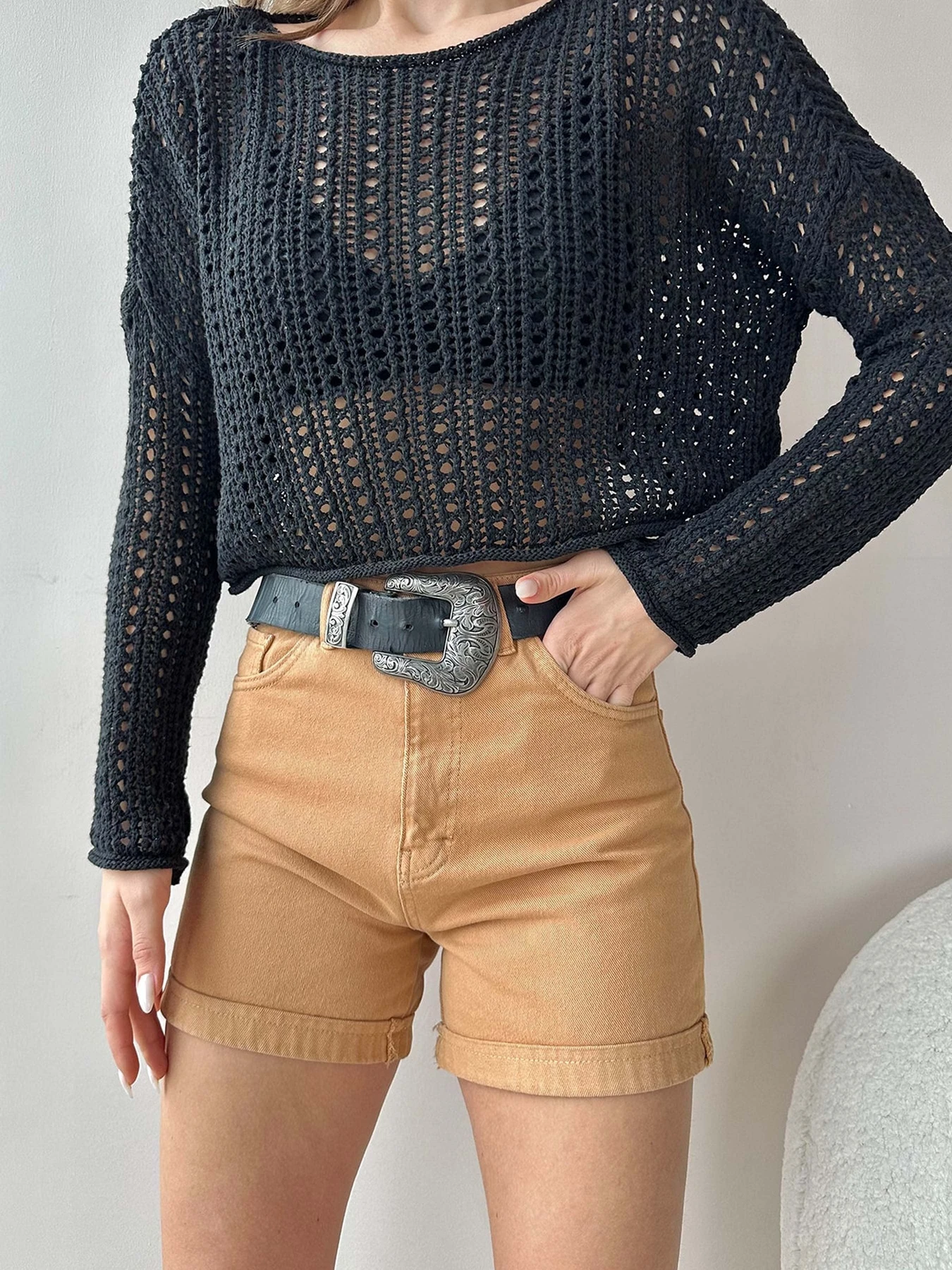 Рубашки Trend Alacati Stili модель ALC-X9960SİYAH Рубашки Trend Alacati Stili модель ALC-X9960SİYAH Фото