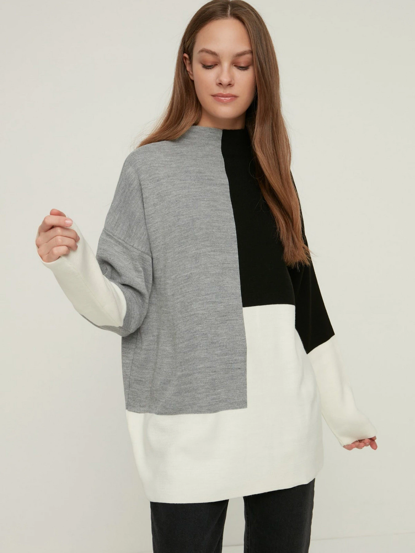 Свитры и кардиганы Trendyol Modest модель TCTAW22AK0054/Siyah Фото