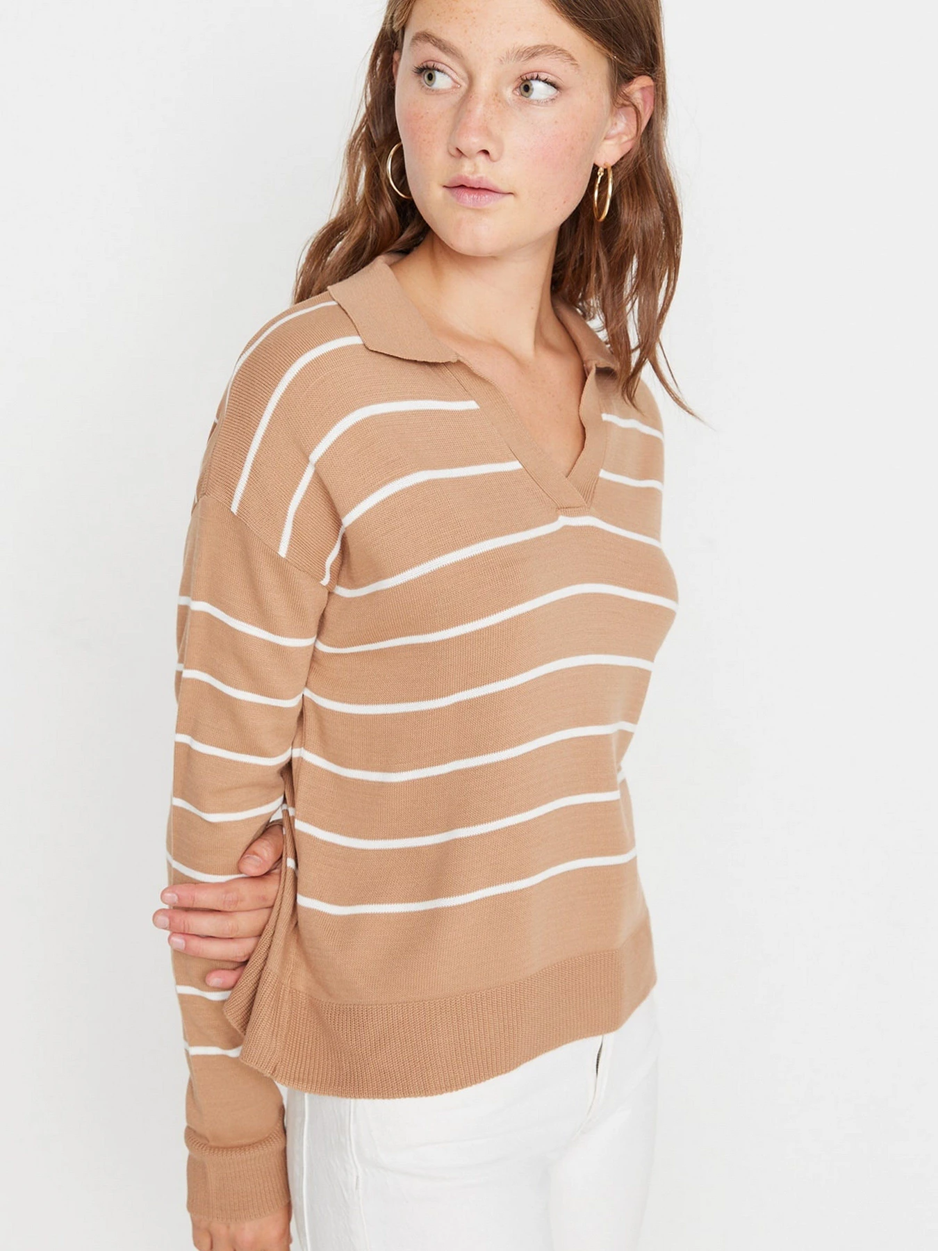 Свитры и кардиганы Trendyol модель TWOAW22KZ0735/Camel Свитры и кардиганы Trendyol модель TWOAW22KZ0735/Camel Фото