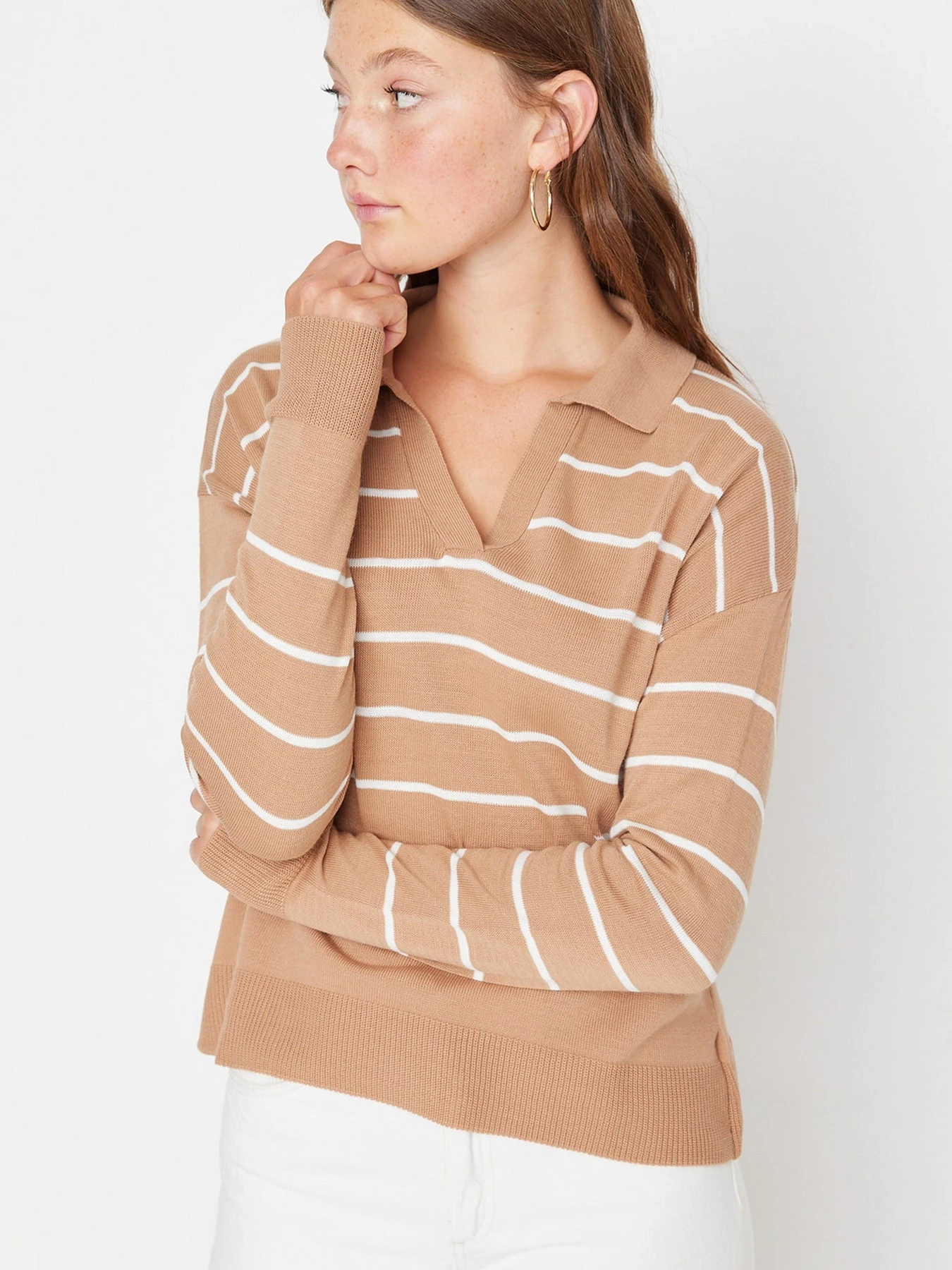 Свитры и кардиганы Trendyol модель TWOAW22KZ0735/Camel Свитры и кардиганы Trendyol модель TWOAW22KZ0735/Camel Фото