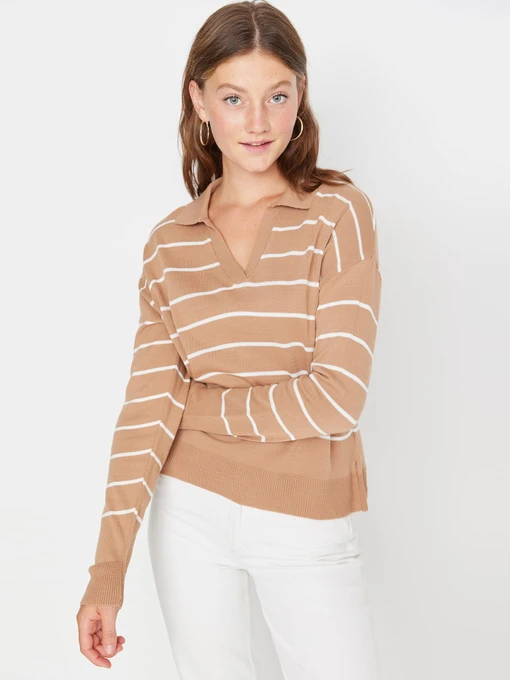Свитры и кардиганы Trendyol модель TWOAW22KZ0735/Camel Фото