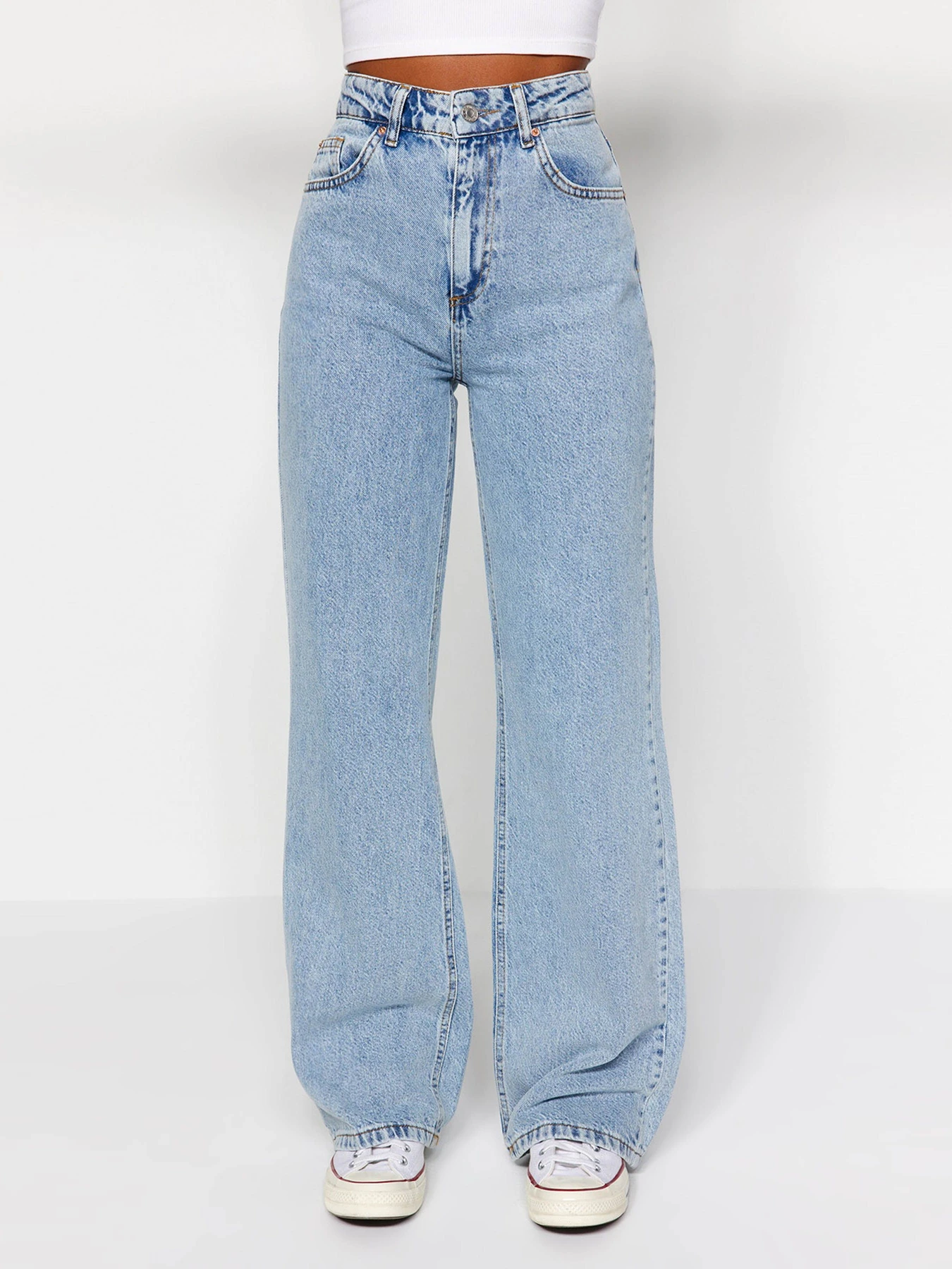 Джинси Trendyol модель TWOAW24JE00073/Acık Mavi Фото