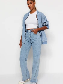 Джинси Trendyol модель TWOAW24JE00073/Acık Mavi Фото