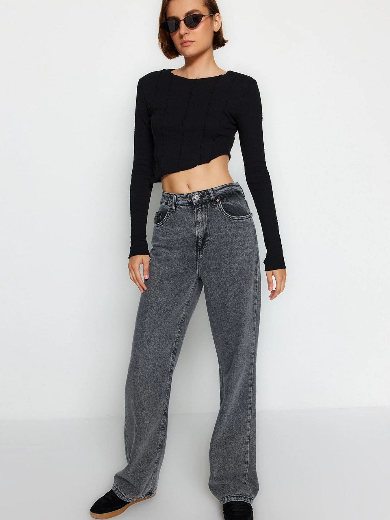 Джинси Trendyol модель TWOAW24JE00073/Gri Фото