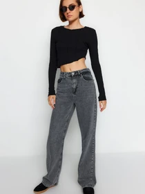 Джинси Trendyol модель TWOAW24JE00073/Gri Фото
