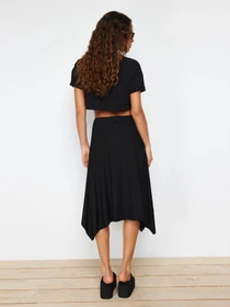 Юбки Trendyol модель TWOAW20ET0440/Siyah Фото