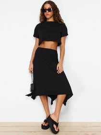 Юбки Trendyol модель TWOAW20ET0440/Siyah Фото