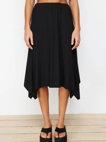 Юбки Trendyol модель TWOAW20ET0440/Siyah Фото