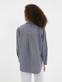 Рубашки Trendyol модель TWOAW20GO0107/Antrasit Фото