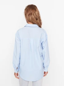 Рубашки Trendyol модель TWOAW20GO0107/Mavi Фото