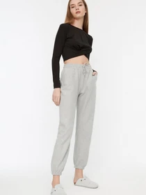 Брюки Trendyol модель TWOAW21EA0168/Gri Фото