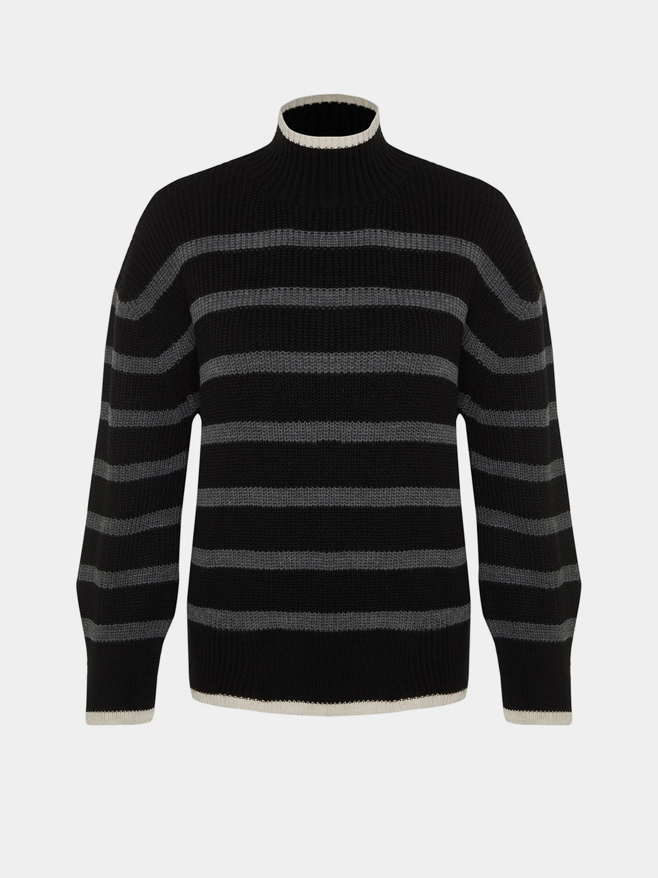 Свитры и кардиганы Trendyol модель TWOAW23KZ01446/Siyah Свитры и кардиганы Trendyol модель TWOAW23KZ01446/Siyah Фото
