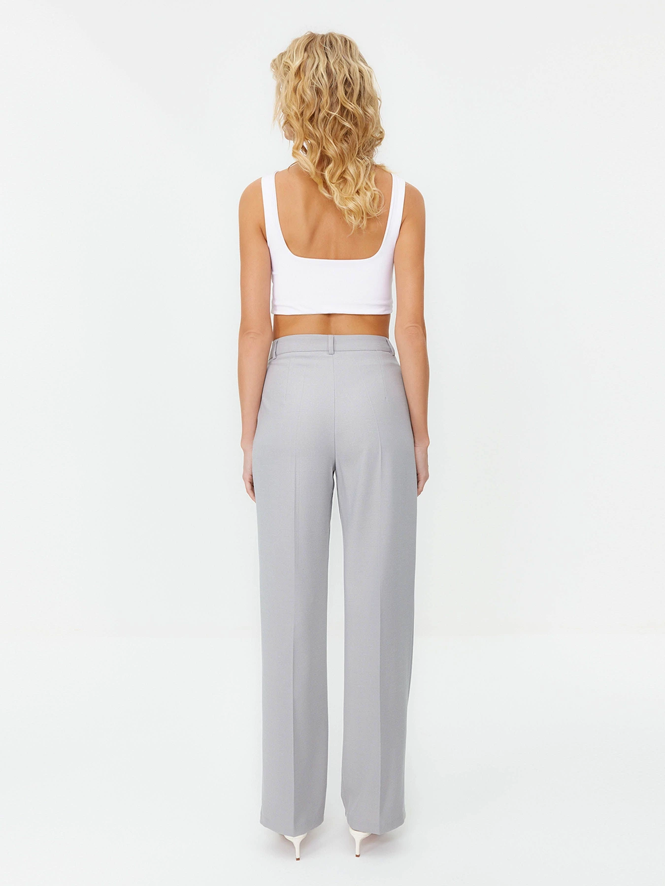 Штани Trendyol модель TWOAW23PL00401/Gri Фото