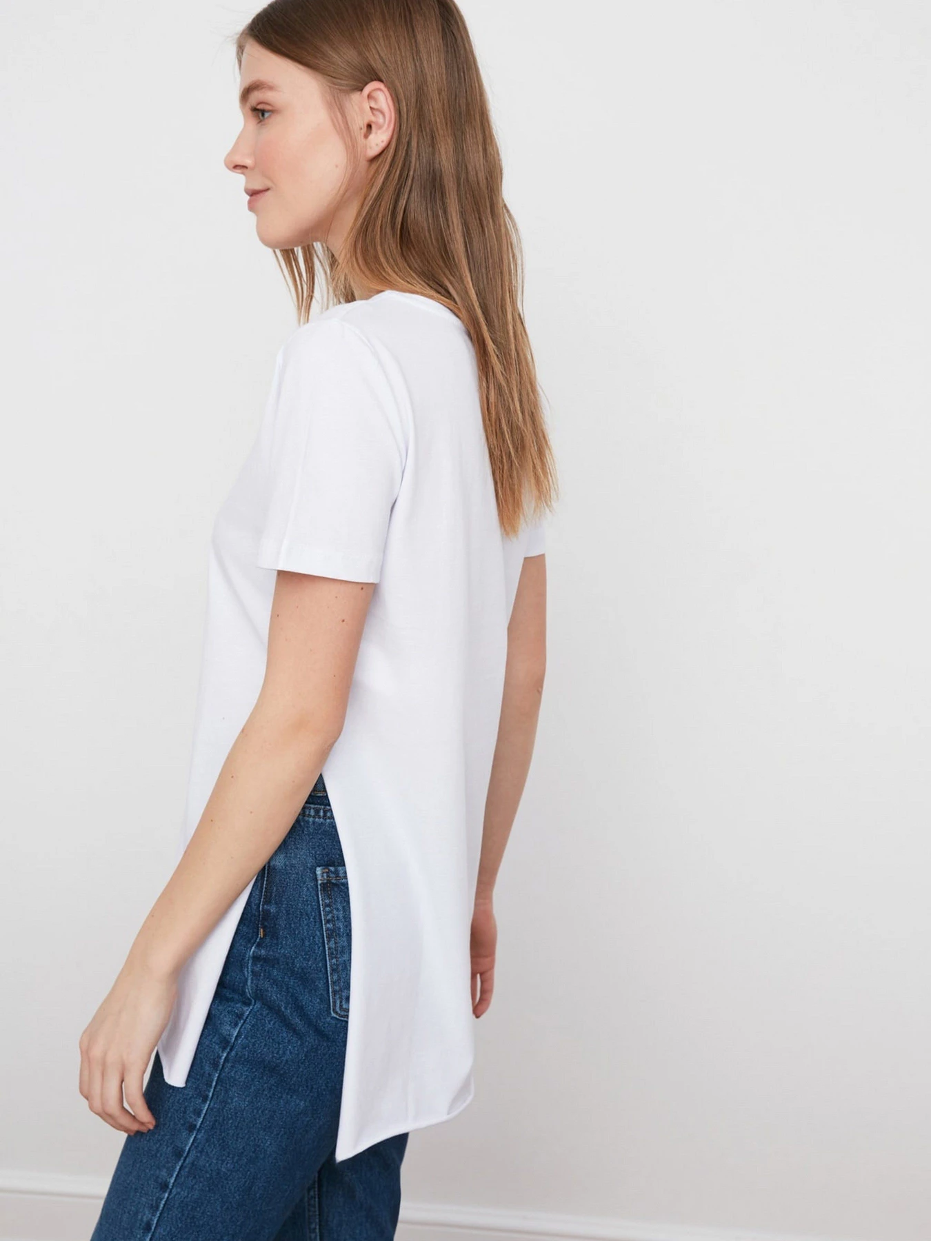 Футболки и поло Trendyol модель TWOSS20TS0829/Ekru Футболки и поло Trendyol модель TWOSS20TS0829/Ekru Фото
