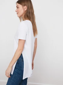 Футболки и поло Trendyol модель TWOSS20TS0829/Ekru Фото