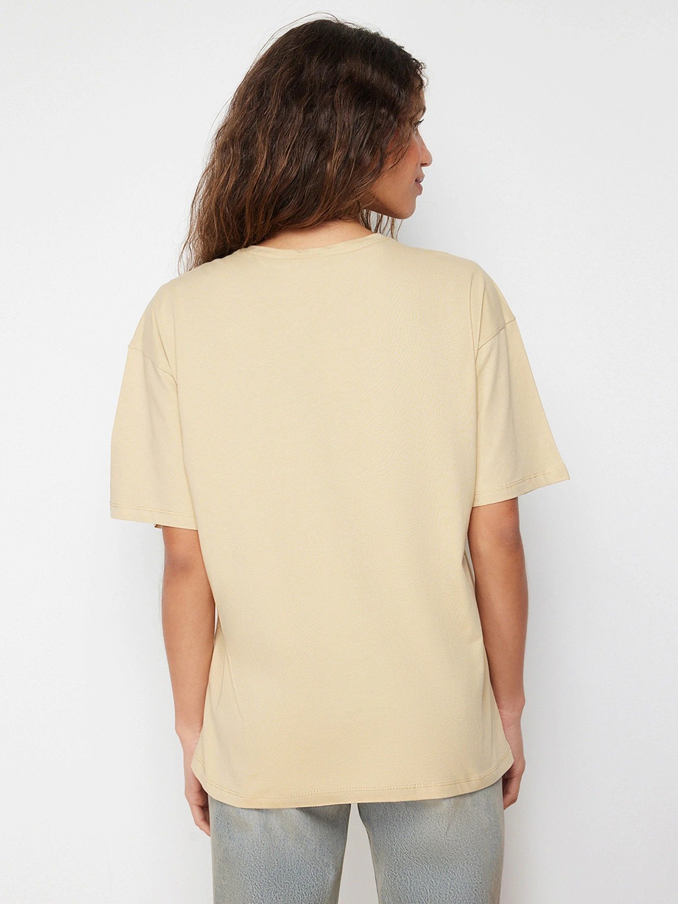 Футболки и поло Trendyol модель TWOSS20TS0134/Koyu Bej Футболки и поло Trendyol модель TWOSS20TS0134/Koyu Bej Фото