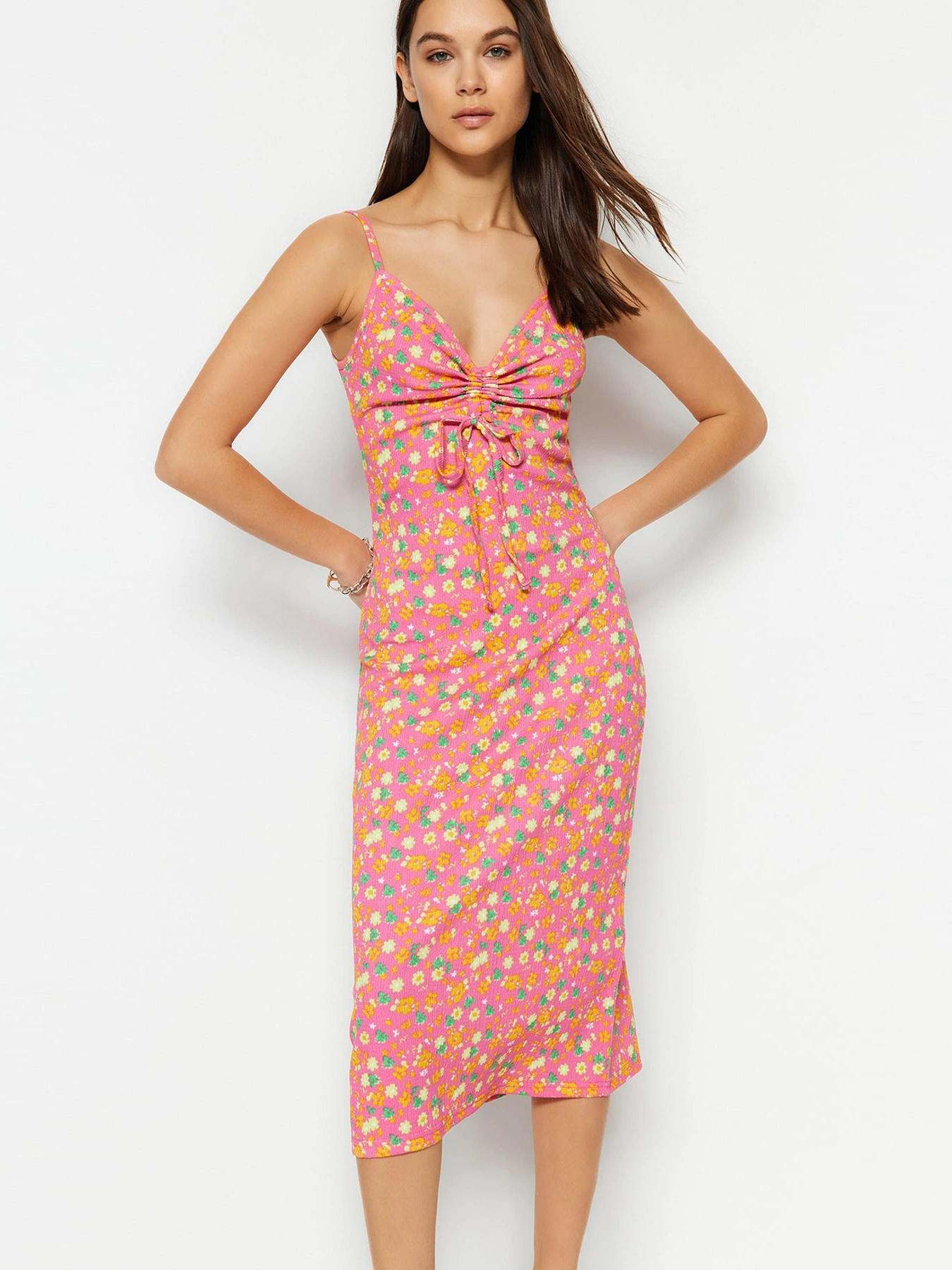 Сукні Trendyol модель TWOSS23EL01454/Pembe Фото