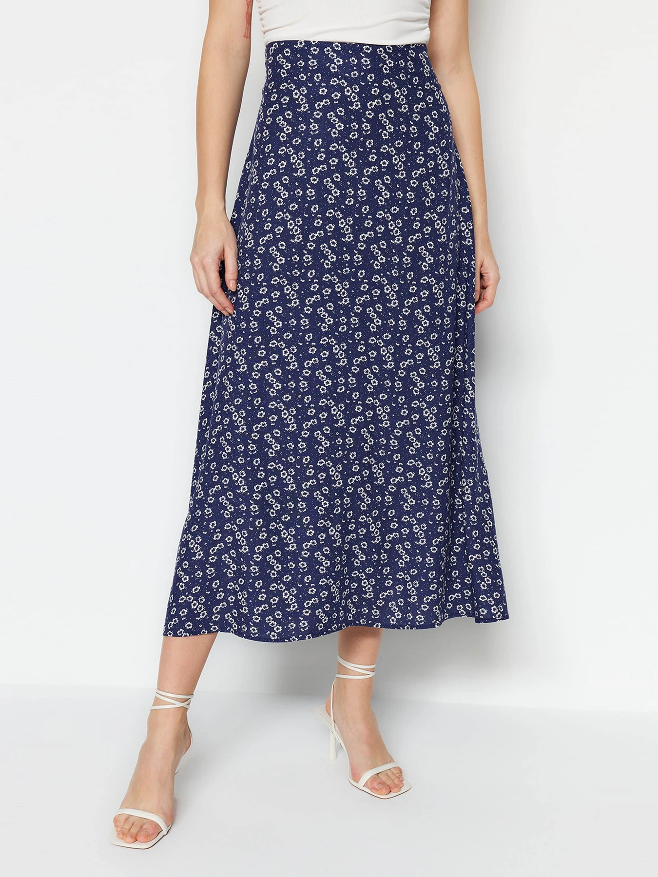 Юбки Trendyol модель TWOSS23ET00295/Mavi Юбки Trendyol модель TWOSS23ET00295/Mavi Фото