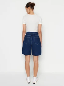 Шорты Trendyol модель TWOSS23SR00094/Koyu Mavi Фото