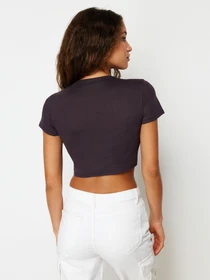 Футболки и поло Trendyol модель TWOSS23TS00101/Antrasit Фото
