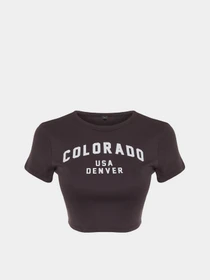 Футболки и поло Trendyol модель TWOSS23TS00101/Antrasit Фото