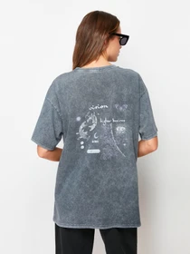 Футболки и поло Trendyol модель TWOSS23TS00109/Antrasit Фото