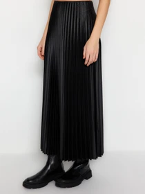 Юбки Trendyol модель TWOSS24ET00041/Siyah Фото