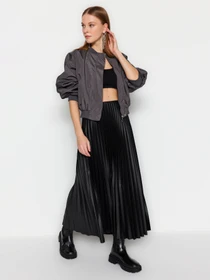 Юбки Trendyol модель TWOSS24ET00041/Siyah Фото