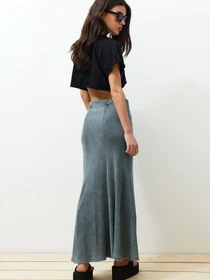Юбки Trendyol модель TWOSS24ET00089/Antrasit Фото