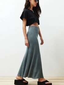 Юбки Trendyol модель TWOSS24ET00089/Antrasit Фото