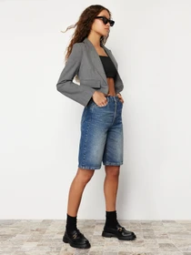 Шорты Trendyol модель TWOSS24SR00007/Mavi Фото