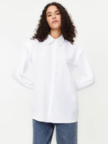 Рубашки Trendyol модель TCTSS24TG00023/Ekru Фото