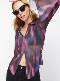 Сорочки Trendyol модель TWOSS24BZ00026/Mor Фото