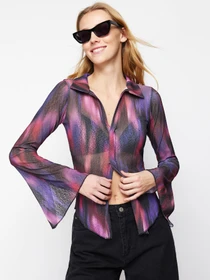 Рубашки Trendyol модель TWOSS24BZ00026/Mor Фото