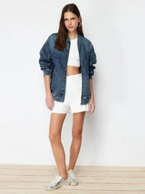 Куртки та дублянки Trendyol модель TWOSS24CE00026/Koyu Mavi Фото