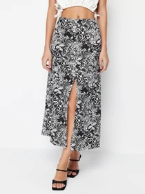 Юбки Trendyol модель TWOSS24ET00104/Siyah Фото