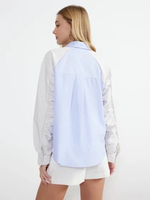 Сорочки Trendyol модель TWOSS24GO00071/Mavi Фото