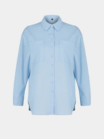 Рубашки Trendyol модель TWOSS24GO00072/Acik Mavi Фото
