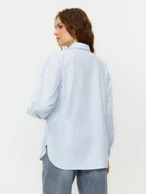 Рубашки Trendyol модель TWOSS24GO00073/Acik Mavi Фото