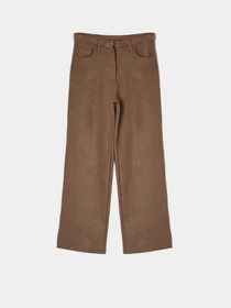 Брюки Trendyol модель TWOAW25PL00053/Koyu Kahverengi Фото