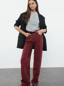 Джинси Trendyol модель TWOSS23JE00068/Bordo Фото