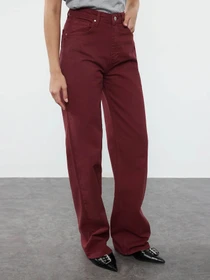 Джинси Trendyol модель TWOSS23JE00068/Bordo Фото