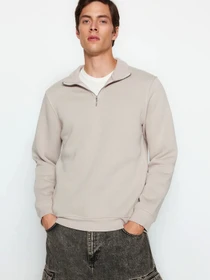 Худи и свитшоты Trendyol модель TMNAW24SW00041/Gri*001 Фото